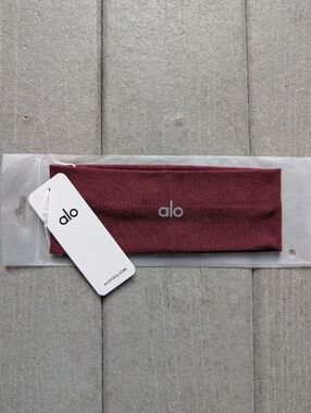 Alo Yoga Headband Burgundy